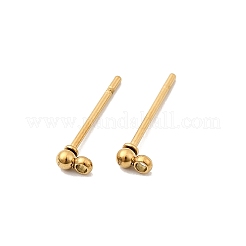 Accesorios para pendientes con pasador de bola de acero inoxidable 304&nbsp;LS-STAS-Z035-01G01-F