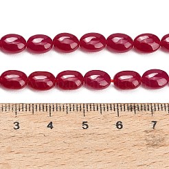 Fili di perle di corindone rosso coltivate in laboratorio&nbsp;GG-CBAC488-02C