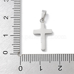 Ciondoli in acciaio inossidabile 304 con micro pavé di zirconi cubici&nbsp;STAS-Z107-08P-07