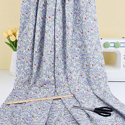 Tissu en coton imprimé de fleurs pour vêtements et loisirs créatifs&nbsp;DIY-WH0622-781A