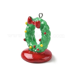 Colgantes de resina opaca con motivos navideños&nbsp;RESI-I336-01P-07