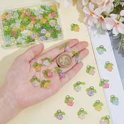 96pcs 8 pendentifs acryliques transparents de style&nbsp;PALLOY-NB00014