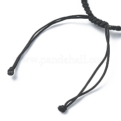 Bracciale con perline intrecciate con conchiglia naturale e turchese sintetico e magnesite&nbsp;BJEW-TA00416-02