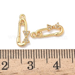 Ottone micro spianare pendenti zirconi&nbsp;KK-A281-25A-G