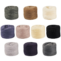 50 g 10 Arten Nadelfilzwolle Roving&nbsp;DIY-TA0012-77
