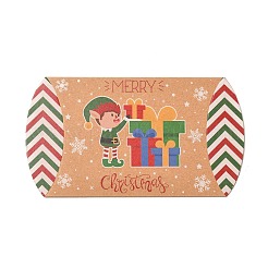 Boîtes d'oreiller de bonbons en carton sur le thème de noël&nbsp;CON-G017-02G