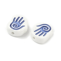 Perles en porcelaine manuelles&nbsp;PORC-D025-02C