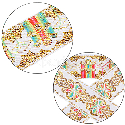 Flache Stickerei-Polyesterbänder im Ethno-Stil&nbsp;OCOR-WH0067-86C