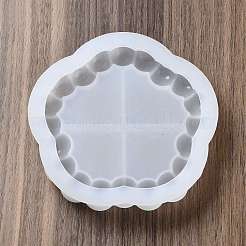 Moldes de posavasos de burbujas geométricas de silicona diy&nbsp;AJEW-M224-01B