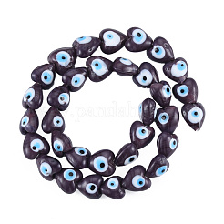 Fatti a mano in vetro murano male occhio fili di perline&nbsp;LAMP-N029-010C
