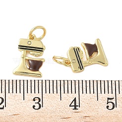 Messing Emaille Anhänger / charms&nbsp;KK-C110-06G-01