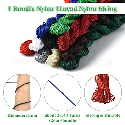 1 paquete de hilo de nailon para hacer joyas con abalorios&nbsp;NWIR-YW0001-12A
