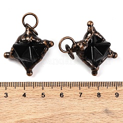 Pendenti con stella merkaba in pietre preziose naturali miste&nbsp;G-C144-01R