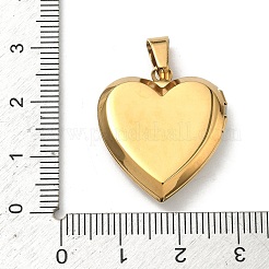 Pendentifs médaillons en acier inoxydable 304&nbsp;STAS-H255-02G-13