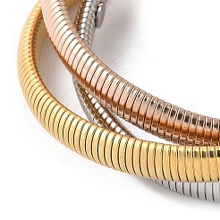 Bracelets extensibles en acier inoxydable 304&nbsp;BJEW-A031-01F-M