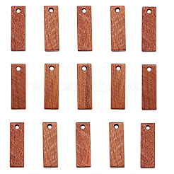 20pcs Walnussholzanhänger&nbsp;WOOD-CJ0001-25