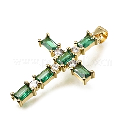 Ciondoli pasquali in ottone con pavé di zirconi cubici&nbsp;CU-E002-01E-G05
