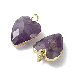 Natürlichen Amethyst Edelsteinanhänger&nbsp;G-G012-11G-08