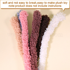 DIY Plüsch-Chenille-Stick mit Plastikaugen und -nasen-Sets&nbsp;DIY-WH0170-45