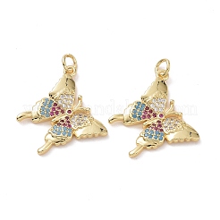 Colgantes de Latón Cubic Zirconia&nbsp;KK-G453-22G