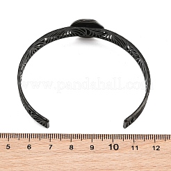 Rohlinge für Armreifen aus Edelstahl 304 mit flacher&nbsp;SA-CBA82C8-04A-EB