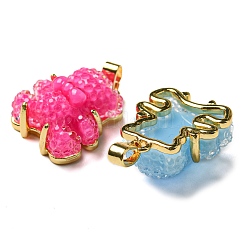 Ciondoli di resina druzy&nbsp;RESI-G086-04G