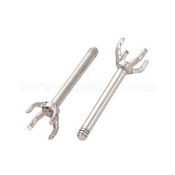 Accesorios para pendientes de acero inoxidable 304&nbsp;STAS-B091-02A-02P