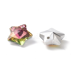 Charms in vetro galvanizzato&nbsp;GLAA-H104-A09