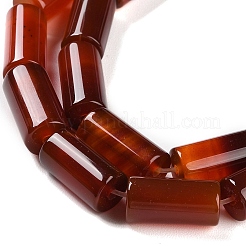 Fili di perline agata rosso naturale&nbsp;G-NH0019-A03-02