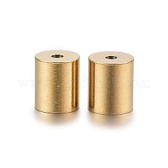 Emembouts de cordon en acier inoxydable 304 avec placage ionique (IP)&nbsp;STAS-H467-09G-4mm