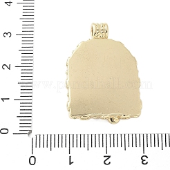 Ciondoli smaltato in ottone&nbsp;KK-F886-01G-06