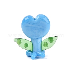 Statuetta elfica a forma di cuore realizzata a mano in vetro soffiato a lume&nbsp;LAMP-N034-28D