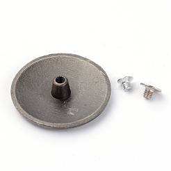 Legierung & Eisenhandwerk massiver Schraubniet&nbsp;PALLOY-WH0084-23EB