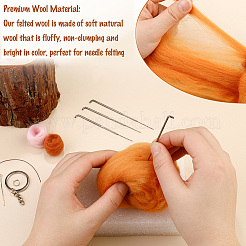 2 Set Nadelfilzset mit Katzenmotiv&nbsp;DIY-SC0030-17A