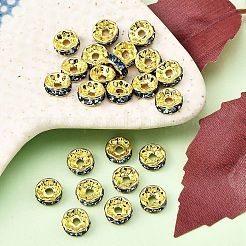 Messing Klasse A Strass Zwischenperlen&nbsp;RSB038NF-14G