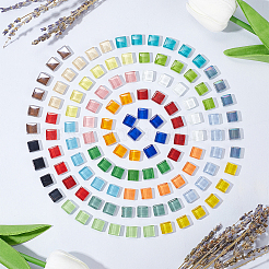 500g Mosaikfliesen Glascabochons&nbsp;DIY-SP0001-46