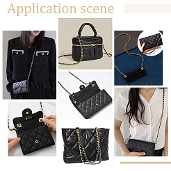 Manici per borsa in similpelle nera&nbsp;FIND-WH0114-74A-01