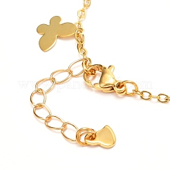 Collana e bracciali con ciondoli a farfalla&nbsp;SJEW-JS01215