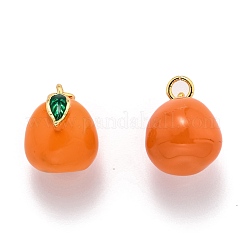 Charms smalto ottone&nbsp;X-KK-O140-05G