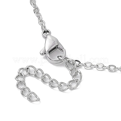 Bullet Collane con pendenti con pietre preziose naturali miste&nbsp;NJEW-JN04644-02