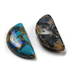 Nachahmung Jade Glas Cabochons&nbsp;X-FIND-C039-04