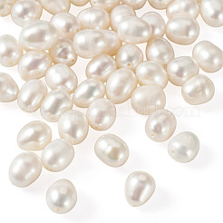 50 perles de culture d'eau douce naturelles&nbsp;PEAR-TA0001-45