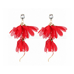 Boucles d'oreilles en alliage avec strass&nbsp;WG4429C-03