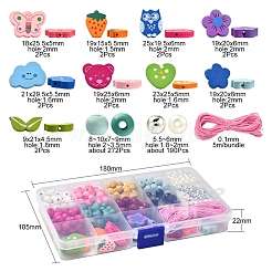 Kit para hacer joyas de madera diy&nbsp;DIY-YW0005-58