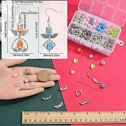 DIY-Sets zum Basteln von Engel-Ohrhängern aus Acryl und Legierung&nbsp;DIY-SC0027-01