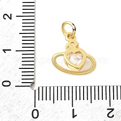 Pendenti in ottone con zirconi cubici&nbsp;KK-P343-05G