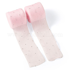 2 rouleau de ruban en polyester thermocollant à strass et bords francs&nbsp;OCOR-TA0003-95E