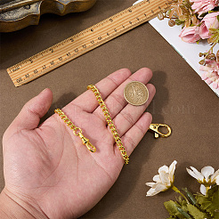 2 Stück Taschenuhrkette mit Eisenclip&nbsp;DIY-PH0035-36G