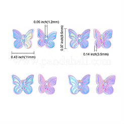 Encantos de vidrio 100pcs&nbsp;GLAA-CJ0001-52