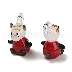 Manuelle Bunte Malerei Anhänger & Charms&nbsp;LAMP-A002-B05